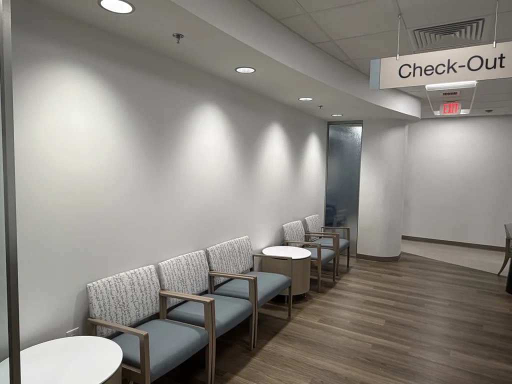 Interior photo of Frederick location