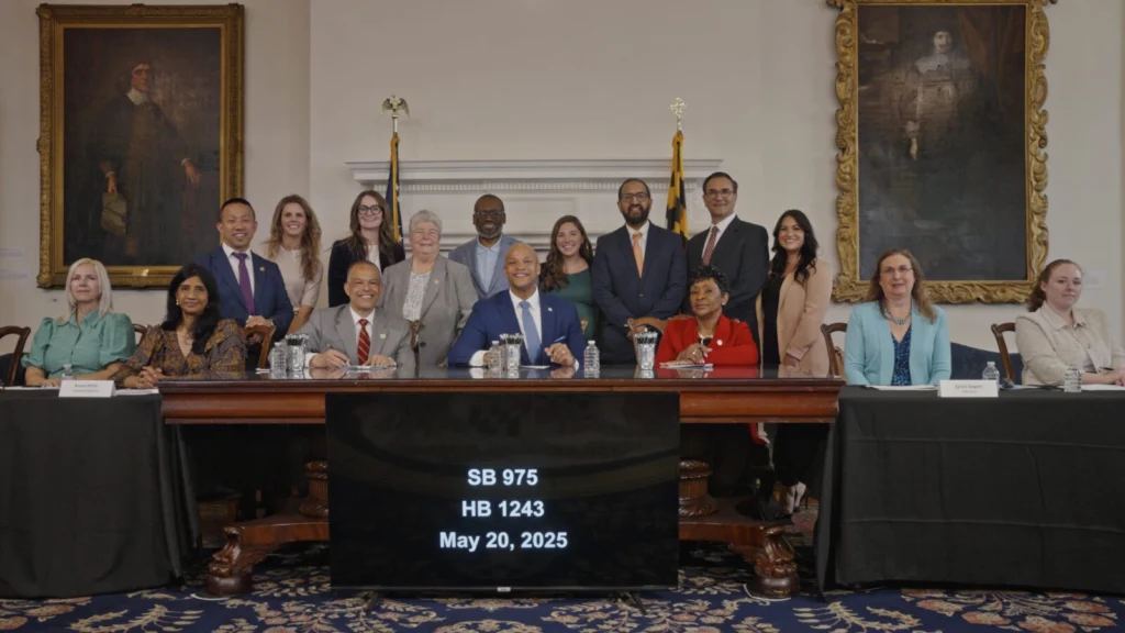 Md Bill Signing